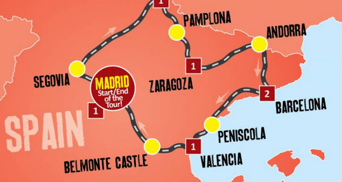 Photo of خريطة اسبانيا السياحية أهم الاماكن السياحية بها
