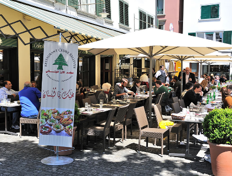 مطاعم حلال في زيورخ سويسرا
