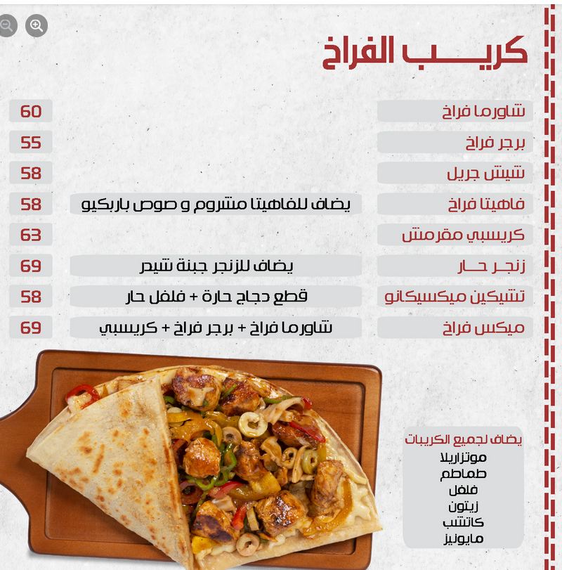  منيو المطعم السوري ورقم التوصيل وأهم الفروع